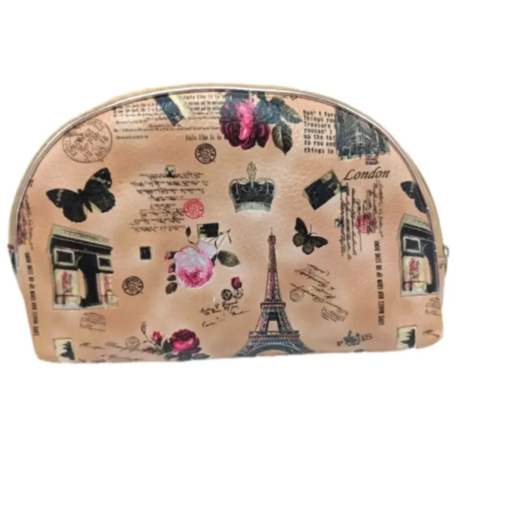 Cosmetic Travel Bag Set - Paris London New York